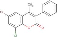 6-Bromo-8-chloro-4-methyl-3-phenylcoumarin