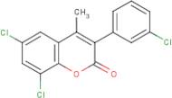 3-(3?-chlorophenyl)-6,8-dichloro-4-methylcoumarin