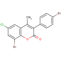 8-Bromo-3-(4?-bromophenyl)-6-chloro-4-methylcoumarin