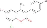 6-Bromo-3-(4?-bromophenyl)-8-chloro-4-methylcoumarin