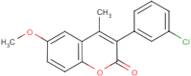 3-(3?-Chlorophenyl)-6-methoxy-4-methylcoumarin