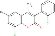 6-Bromo-8-chloro-3-(2?-chlorophenyl)-4-methylcoumarin