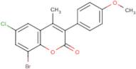 8-Bromo-6-chloro-3-(4?-methoxyphenyl)-4-methylcoumarin