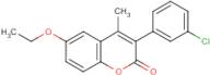 3-(3?-Chlorophenyl)-6-ethoxy-4-methylcoumarin