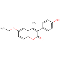 6-Ethoxy-3-(4?-hydroxyphenyl)-4-methylcoumarin