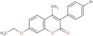 3-(4?-Bromophenyl)-7-ethoxy-4-methylcoumarin