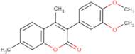 3-(3?,4?-Dimethoxyphenyl)-4,7-dimethylcoumarin