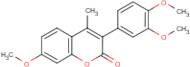 3-(3’,4’-Dimethoxyphenyl)-7-methoxy-4-methylcoumarin