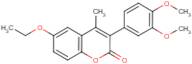 3-(3?,4?-Dimethoxyphenyl)-6-ethoxy-4-methylcoumarin