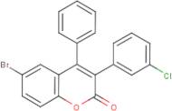 6-Bromo-3-(3?-chlorophenyl)-4-phenylcoumarin