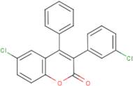 6-Chloro-3-(3?-chlorophenyl)-4-phenylcoumarin