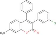 3-(3?-Chlorophenyl)-7-methyl-4-phenylcoumarin