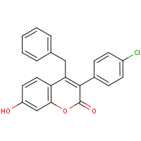 4-Benzyl-3-(4?-chlorophenyl)-7-hydroxycoumarin