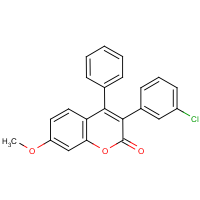 3-(3?-Chlorophenyl)-7-methoxy-4-phenylcoumarin