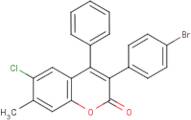 3-(4?-Bromophenyl)-6-chloro-7-methyl-4-phenylcoumarin