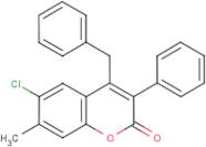 4-Benzyl-6-chloro-7-methyl-3-phenylcoumarin