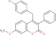 4(4?-Chlorobenzyl)-7-methoxy-3-phenylcoumarin