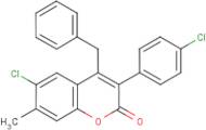 4-Benzyl-6-chloro-3-(4'-chlorophenyl)-7-methylcoumarin