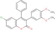 6-Chloro-3-(3?,4?-dimethoxyphenyl)-4-phenylcoumarin