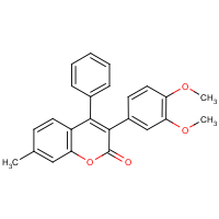 3-(3?,4?-Dimethoxyphenyl)-7-methyl-4-phenylcoumarin