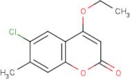 6-Chloro-4-ethoxy-7-methylcoumarin