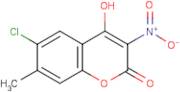 6-Chloro-4-hydroxy-7-methyl-3-nitrocoumarin