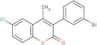 3-(3?-Bromphenyl)-6-chloro-4-methylcoumarin