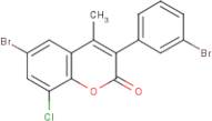 6-Bromo-3-(3?-bromophenyl)-8-chloro-4-methylcoumarin