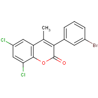 3-(3?-Bromophenyl)-6,8-dichloro-4-methylcoumarin