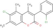 6-Chloro-3-(2?-chlorophenyl)-4,5,7-trimethylcoumarin