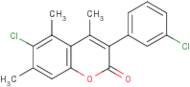 6-Chloro-3-(3?-chlorophenyl)-4,5,7-trimethylcoumarin