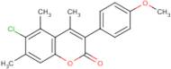 6-Chloro-3-(4?-methoxyphenyl)-4,5,7-trimethylcoumarin