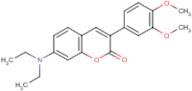 7-Diethylamino-3-(3',4'-dimethoxyphenyl)coumarin