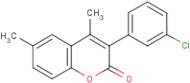 3-(3?-Chlorophenyl)-4,6-dimethylcoumarin