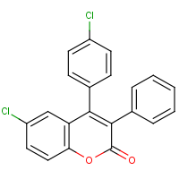 6-Chloro-4-(4?-chlorophenyl)-3-phenylcoumarin