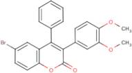 6-Bromo-3-(3?,4?-dimethoxyphenyl)-4-phenylcoumarin