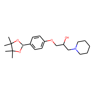 4-(2-Hydroxy-3-piperidin-1-ylpropoxy)benzeneboronic acid, pinacol ester