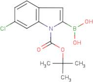 6-Chloroindole-2-boronic acid, N-BOC protected