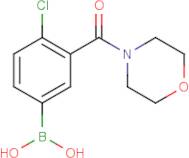 4-Chloro-3-(N-morpholinecarbonyl)phenylboronic acid