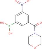 3-(Morpholine-4-carbonyl)-5-nitrophenylboronic acid