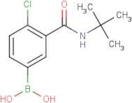 4-Chloro-3-(t-butylcarbamoyl)phenylboronic acid