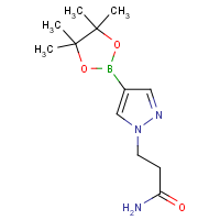 3-(4-(4,4,5,5-Tetramethyl-1,3,2-dioxaborolan-2-yl)-1H-pyrazol-1-yl)propanamide