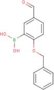 2-Benzyloxy-5-formylphenylboronic acid
