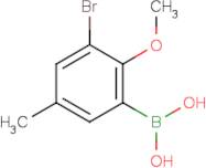 3-Bromo-5-methyl-2-methoxyphenylboronic acid