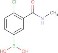 4-Chloro-3-(N-methylcarbamoyl)phenylboronic acid