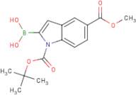 1-BOC-5-(methoxycarbonyl)indole-2-boronic acid