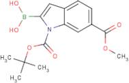 1-BOC-6-(methoxycarbonyl)indole-2-boronic acid
