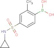 4-(N-Cyclopropylsulfamoyl)-2-methylphenylboronic acid