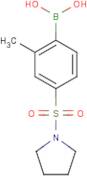 2-Methyl-4-(pyrrolidin-1-ylsulfonyl)phenylboronic acid