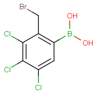 2-(Bromomethyl)-3,4,5-trichlorophenylboronic acid